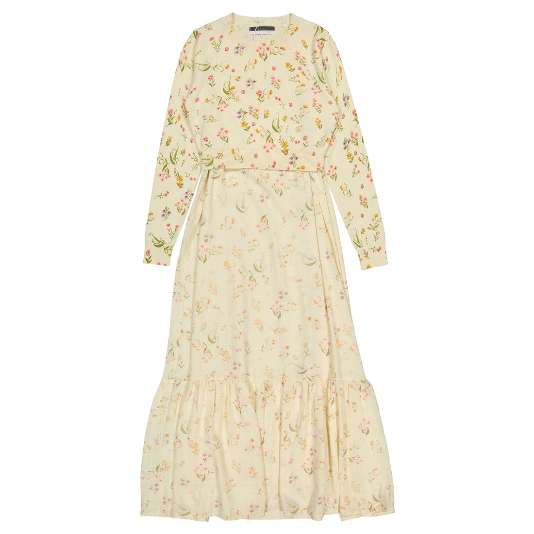 ROWE Cream Ditsy Floral Set