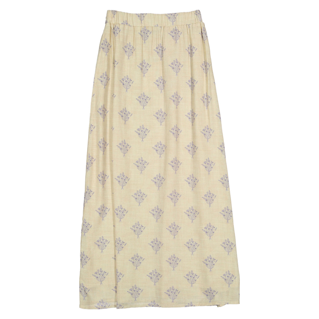ROWE Beige Floral Clusters Skirt