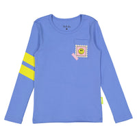Ladida WKND Royal Blue Patch Tee
