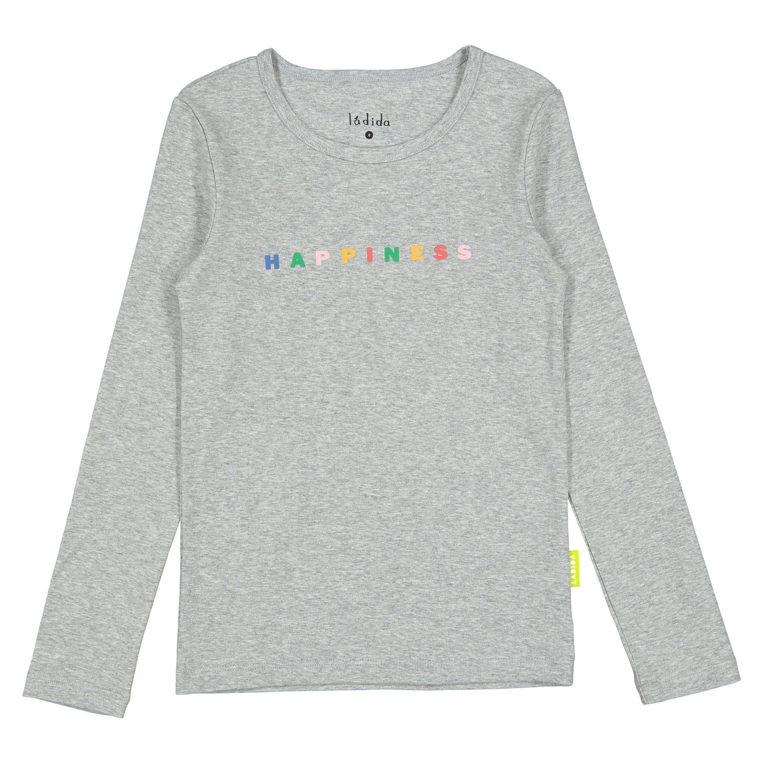 Ladida WKND Heather Grey Happiness Tee