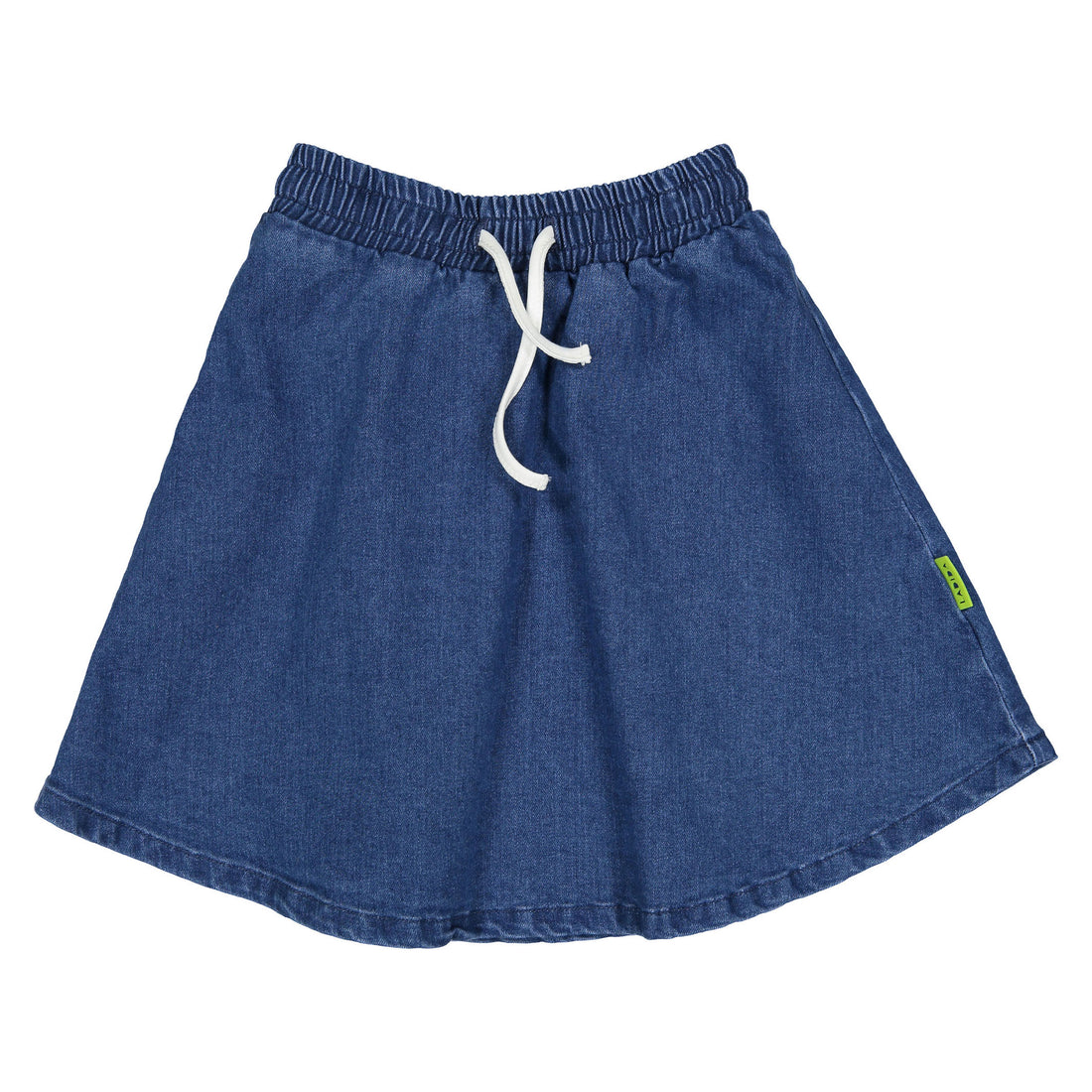Ladida WKND Denim Drawstring Short Skirt