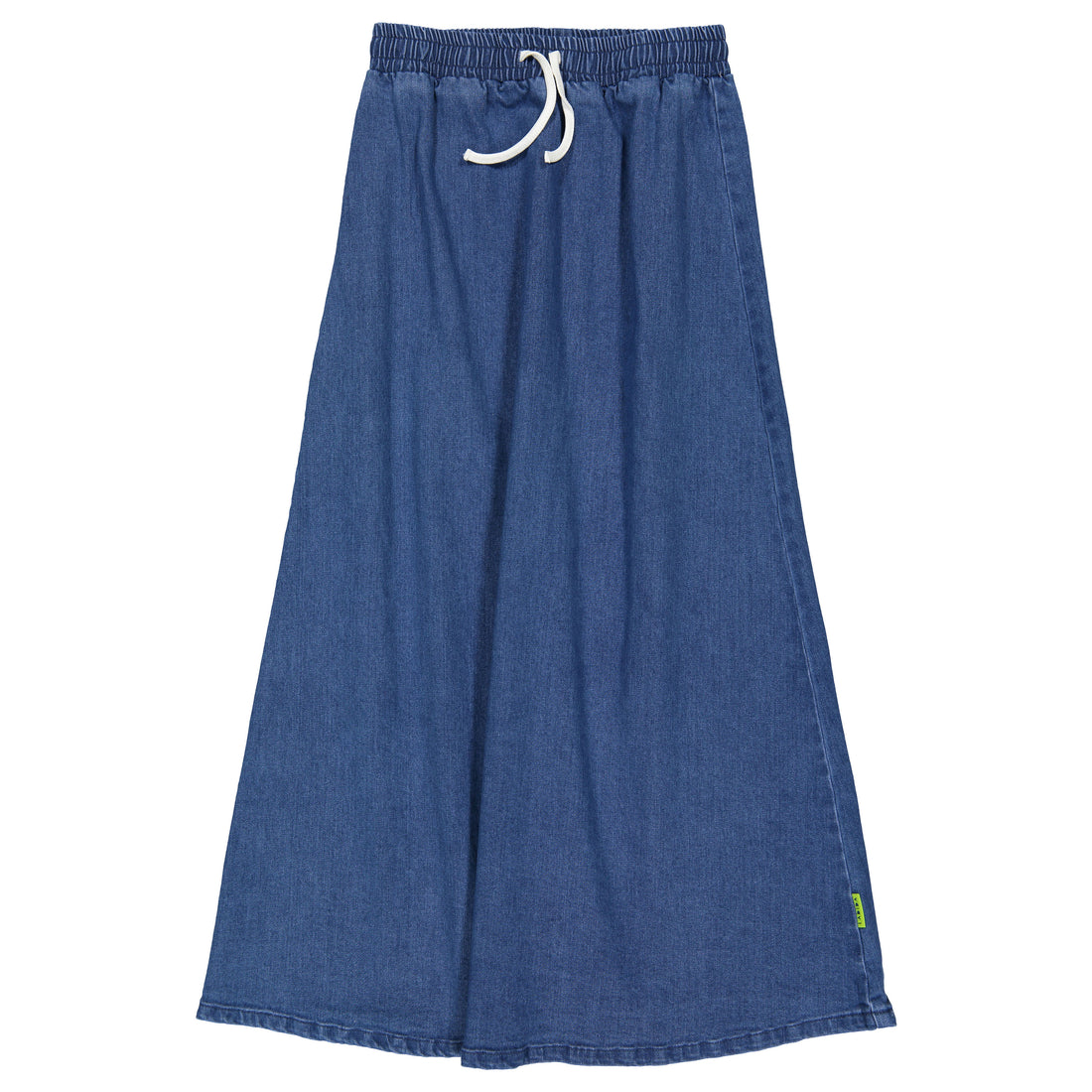 Ladida WKND Denim Drawstring Maxi Skirt
