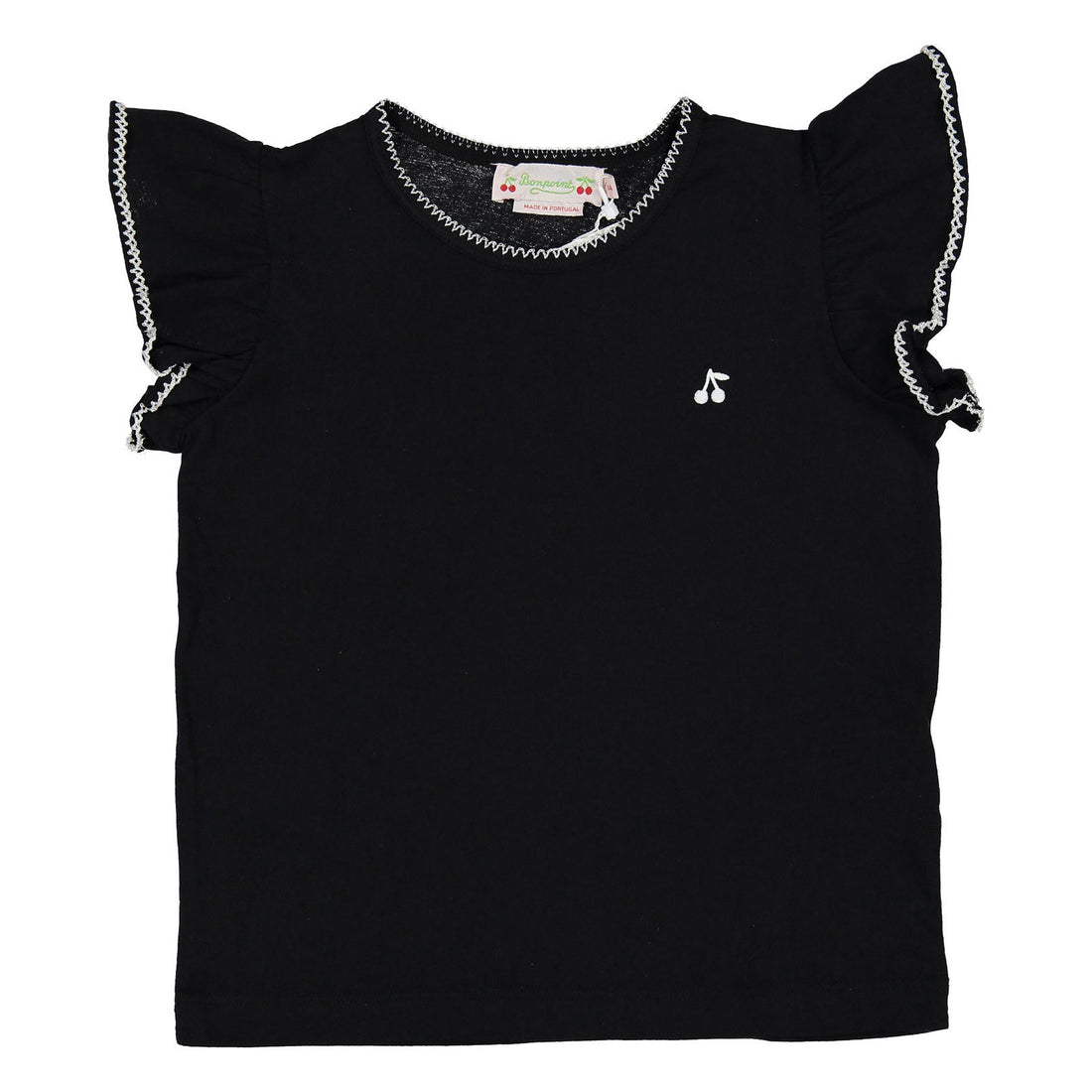 Bonpoint Black Emila T-Shirt
