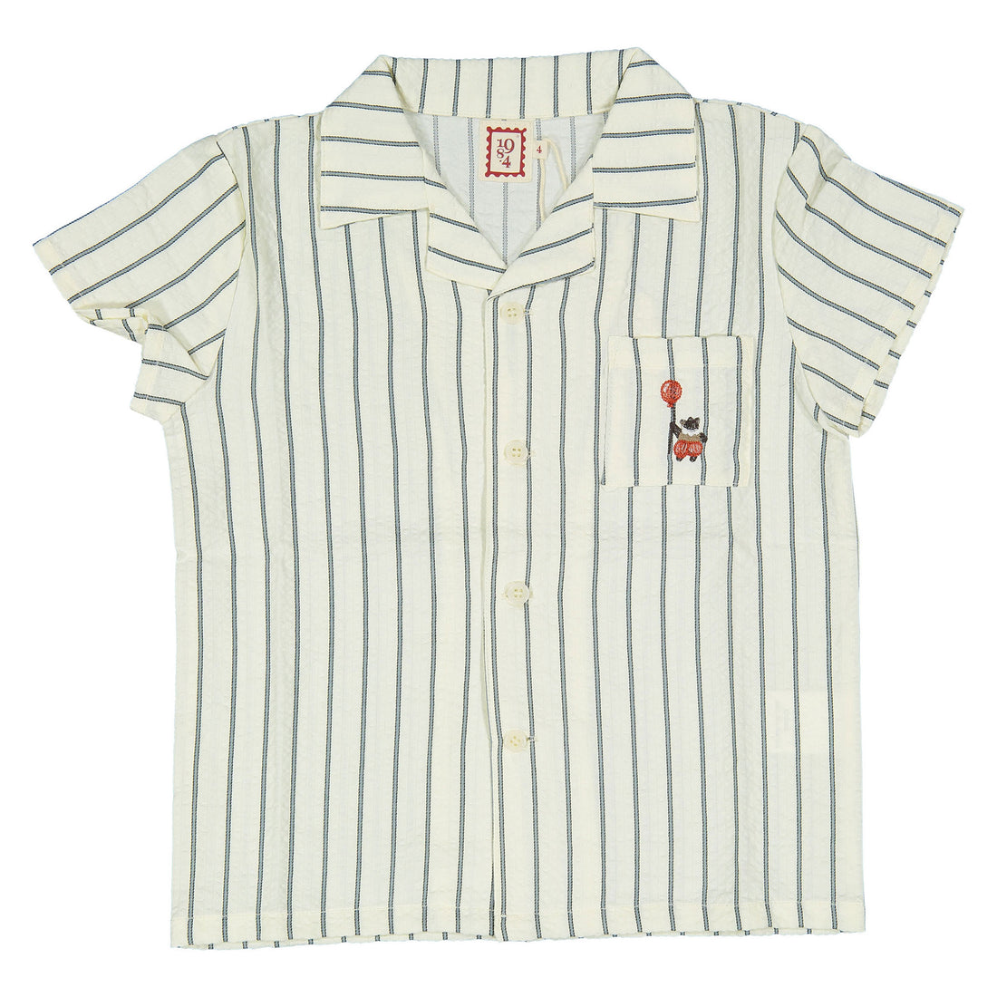 1984 Off White Striped Grandpa Shirt