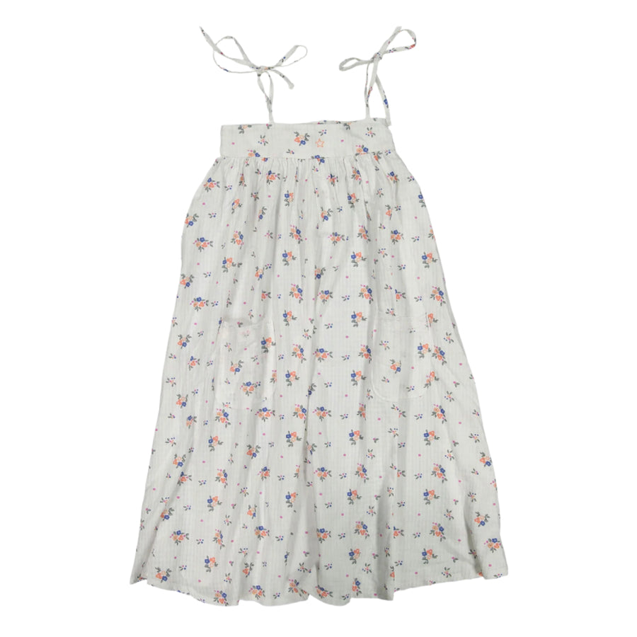 Tocoto Vintage Pink Flower Print Long Dress