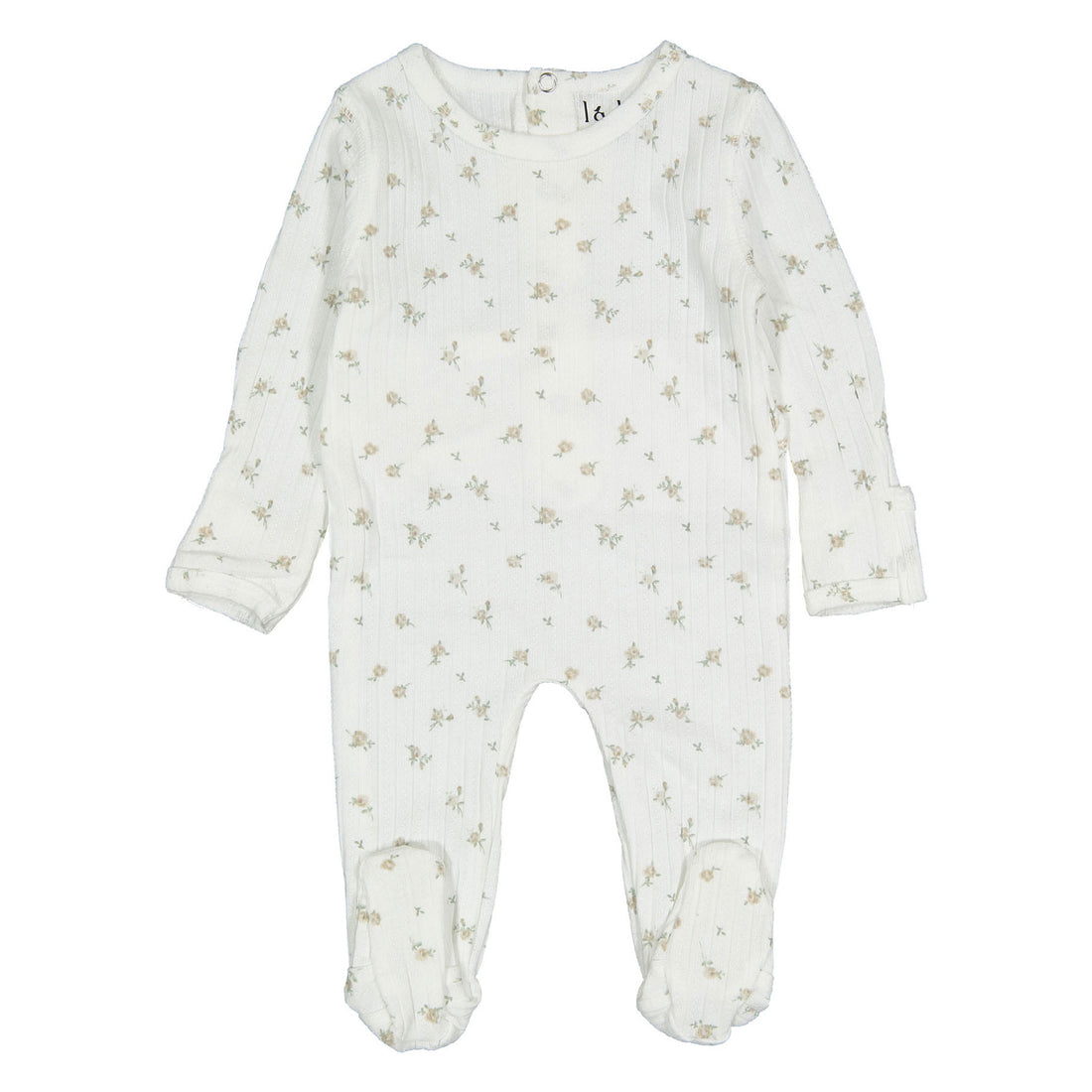Ladida Layette Peach Rose Footie