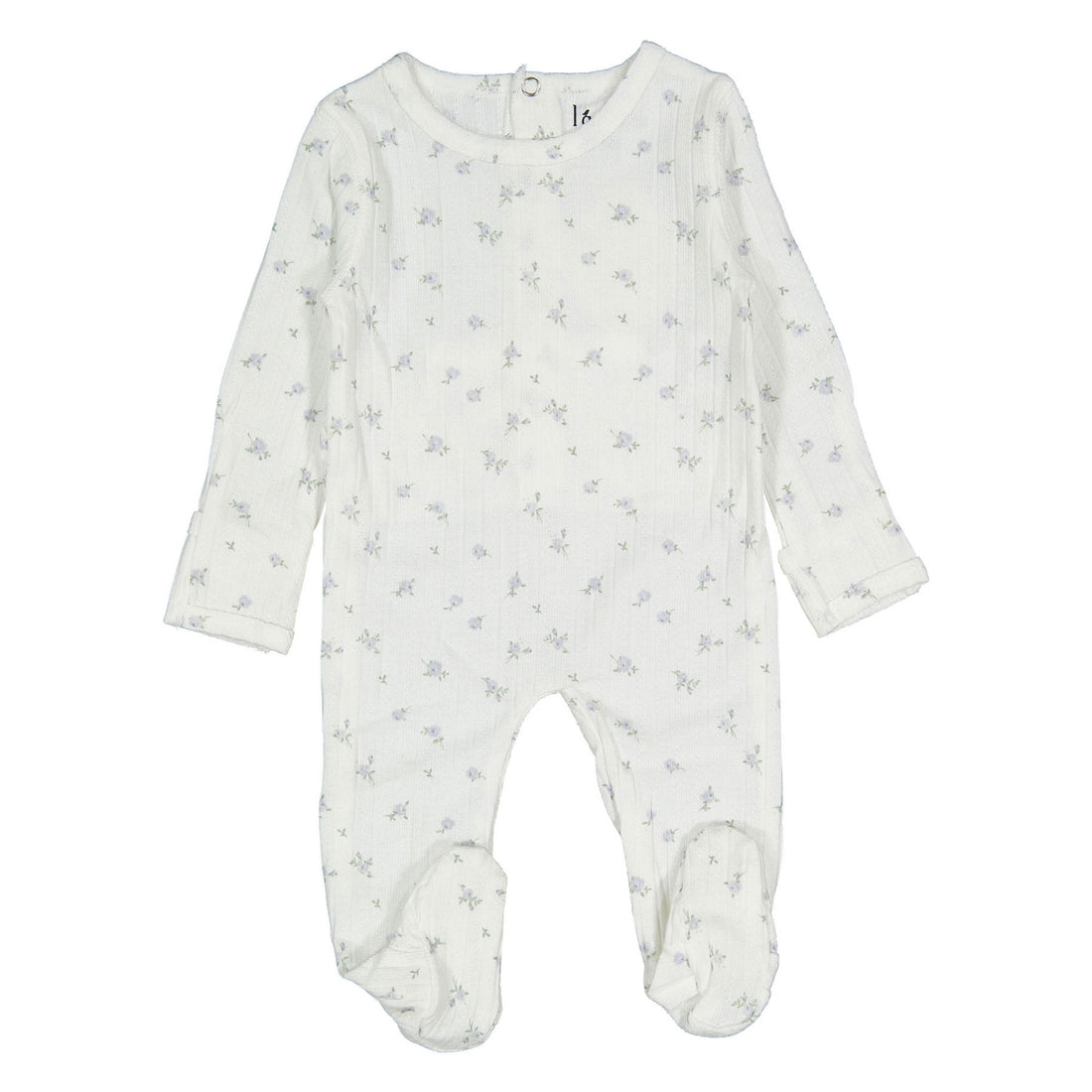 Ladida Layette Slate Rose Footie