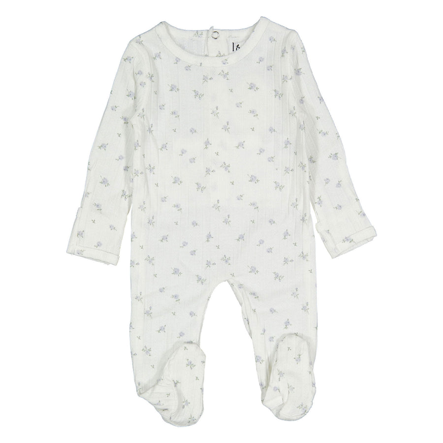 Ladida Layette Slate Rose Footie