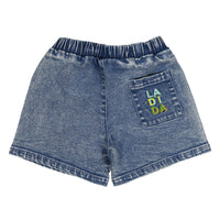 Ladida WKND Denim Logo Shorts