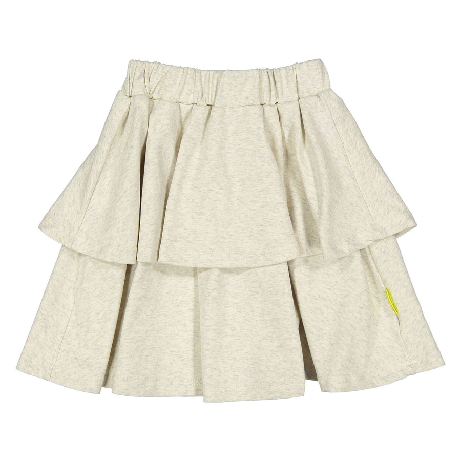 Ladida WKND Oatmeal Ruffle Skirt