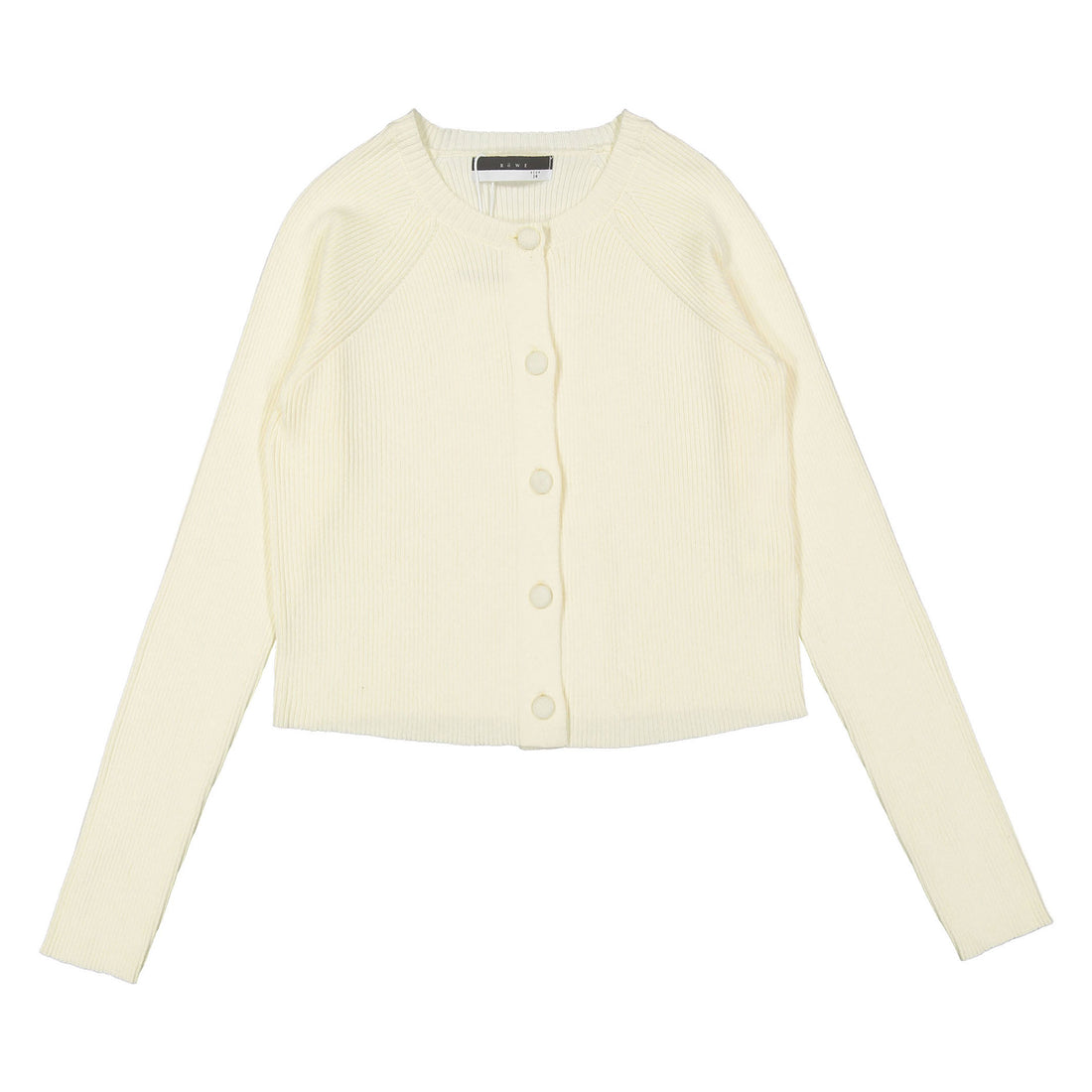 ROWE Cream Rib Cardigan
