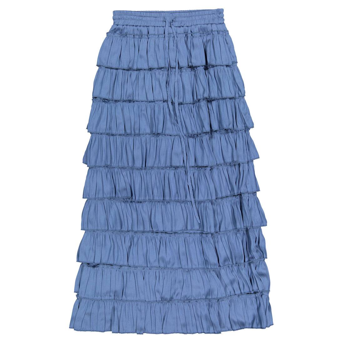 ROWE Ocean Blue Ruffle Skirt