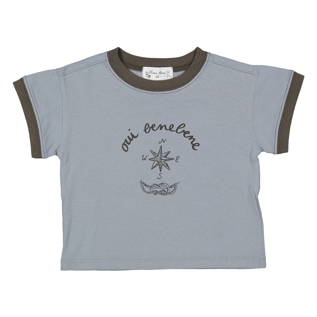 Bene Bene Grayish Blue Baby Marine T-shirt