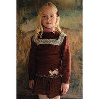 Misha and Puff  Madder Root Goldie Bow Set