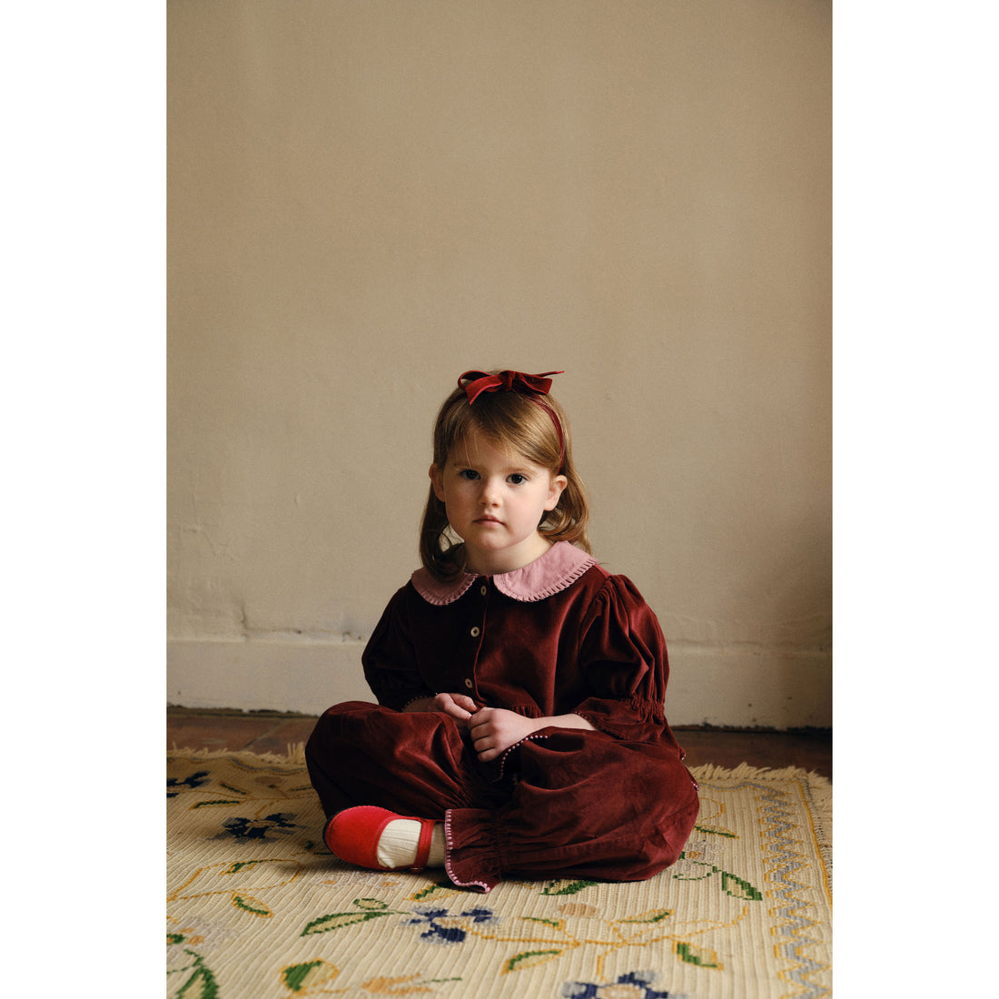 Misha and Puff  Madder Root Velvet Esther Top
