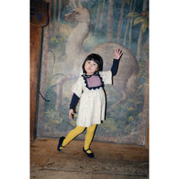 Misha and Puff  Snowglobe Confetti Scallop Bib Dress