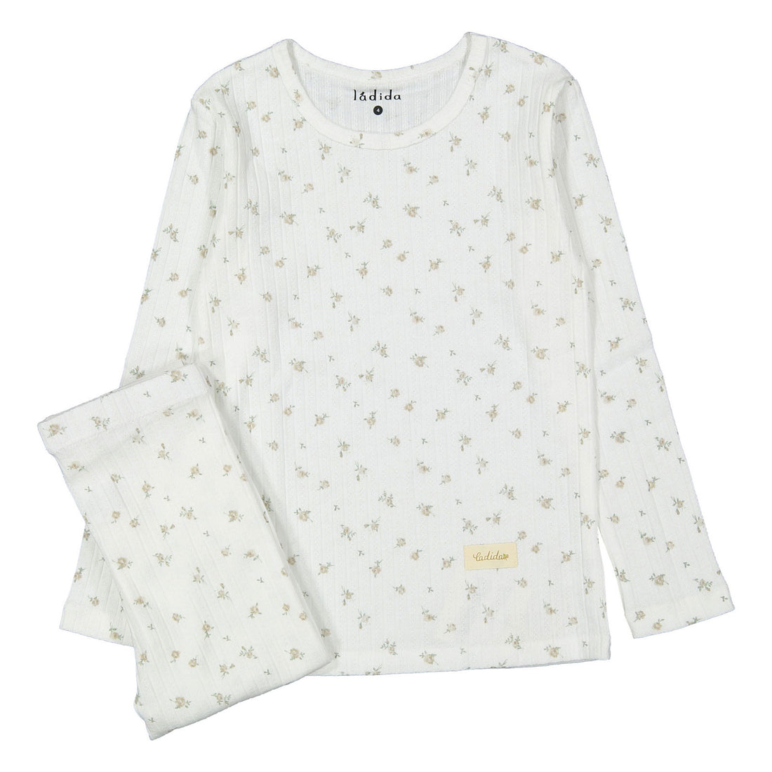 Ladida Layette Peach Rose Pajamas