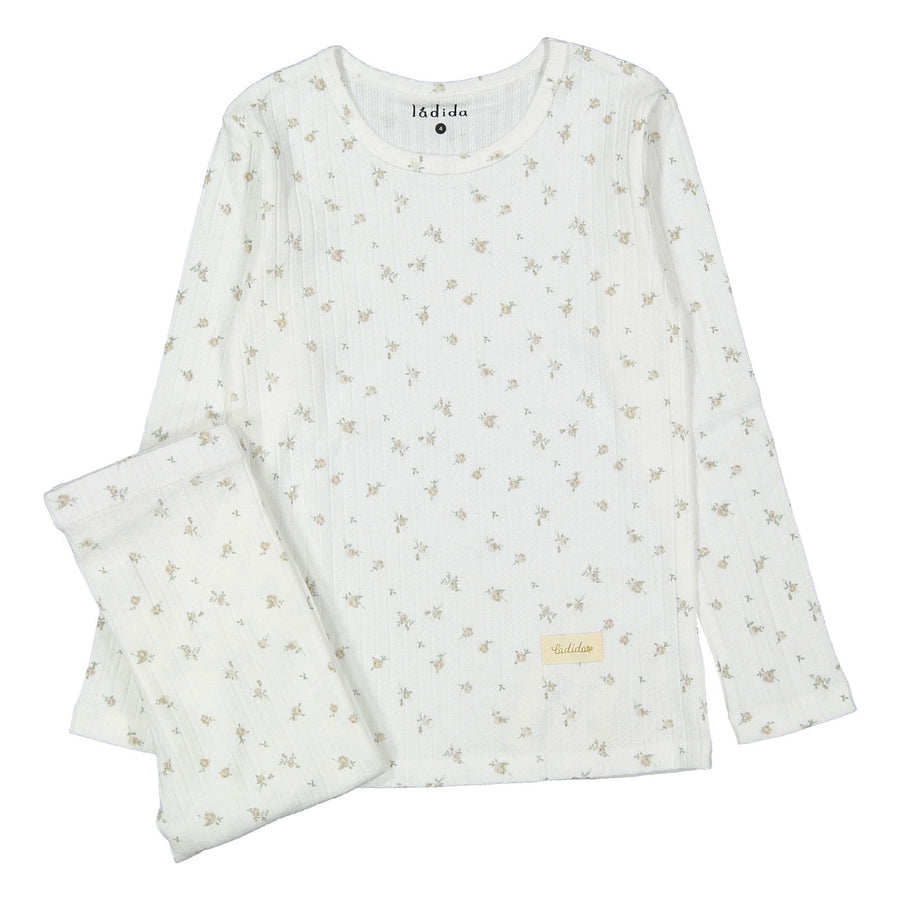 Ladida Layette Peach Rose Pajamas