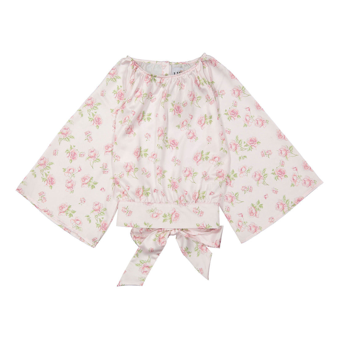 HEV Pink Silk Printed Top