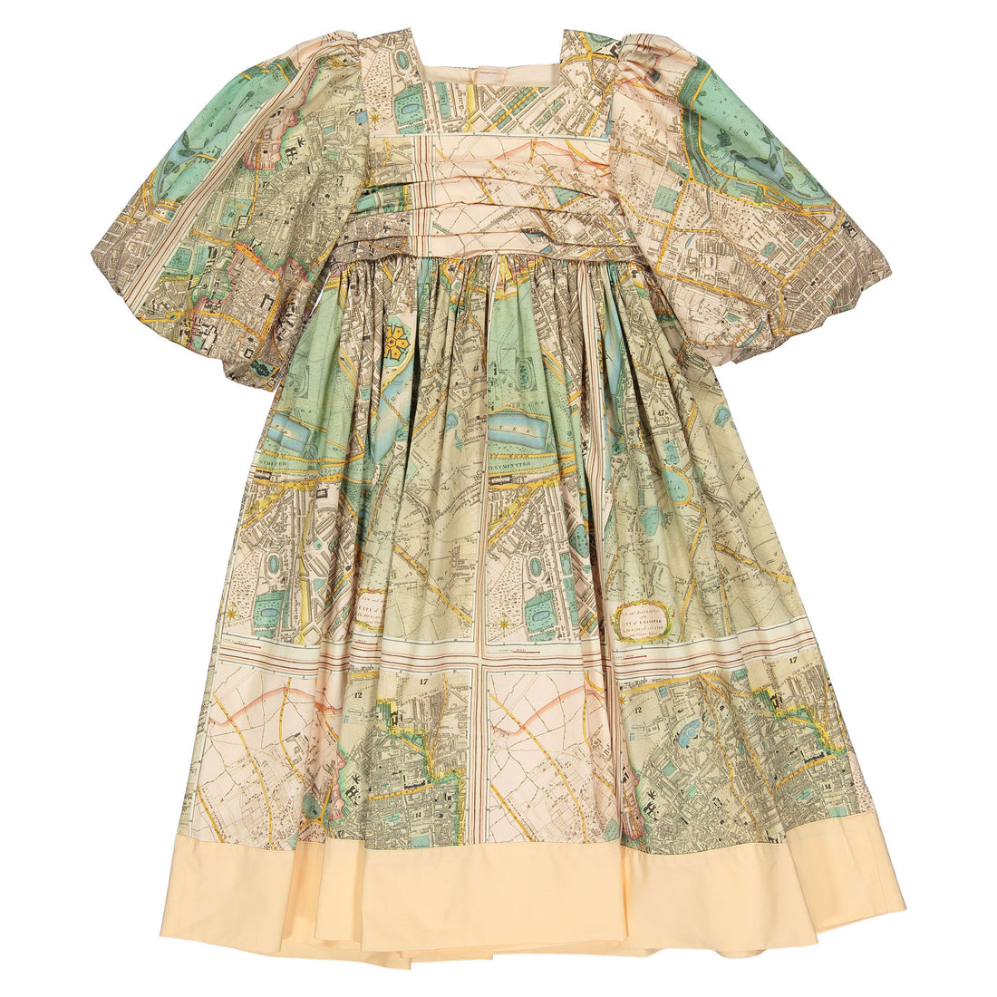The Middle Daughter Old London Map Stratosphere Special Dress