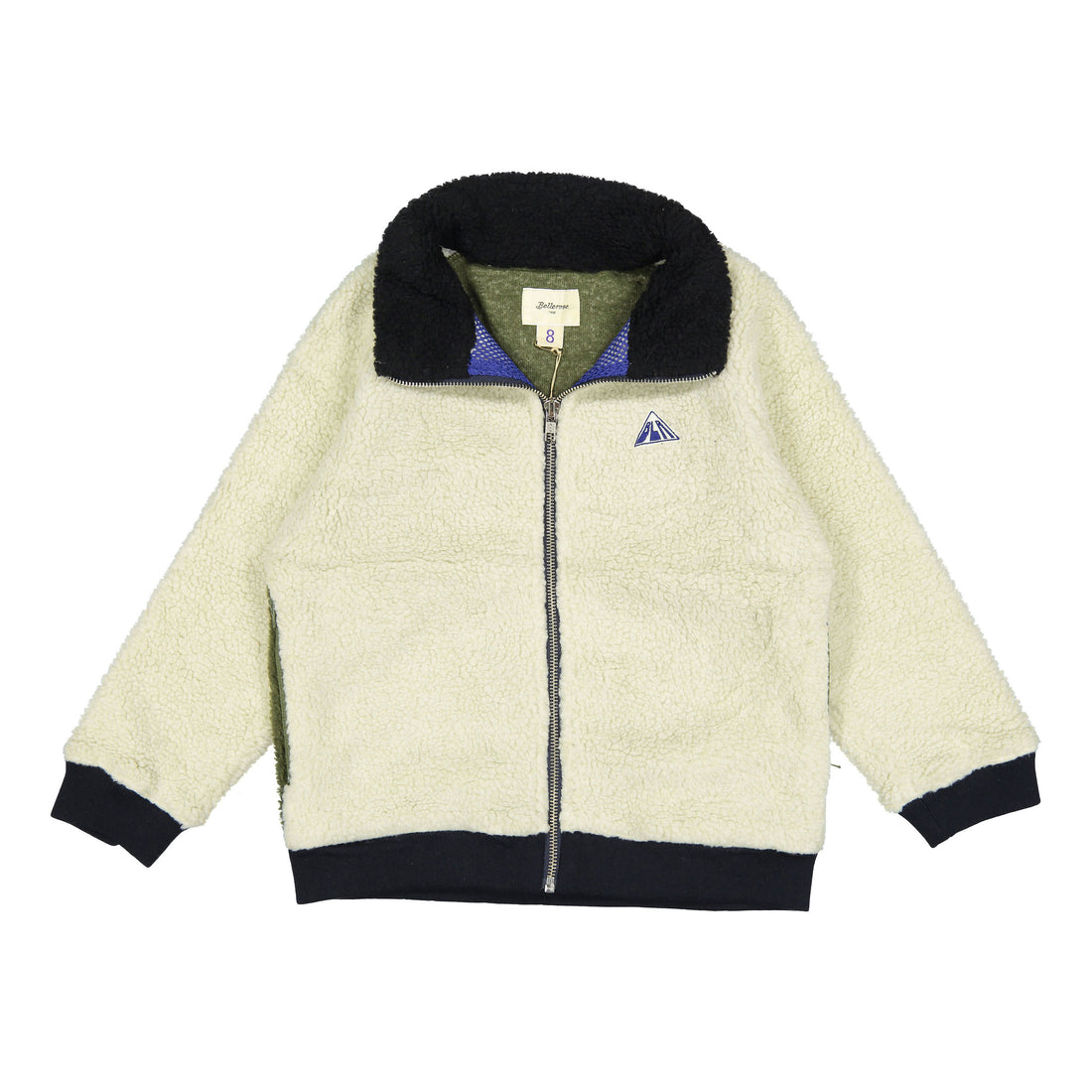 Bellerose Worker Zip Colorblock Almo Sweatshirt