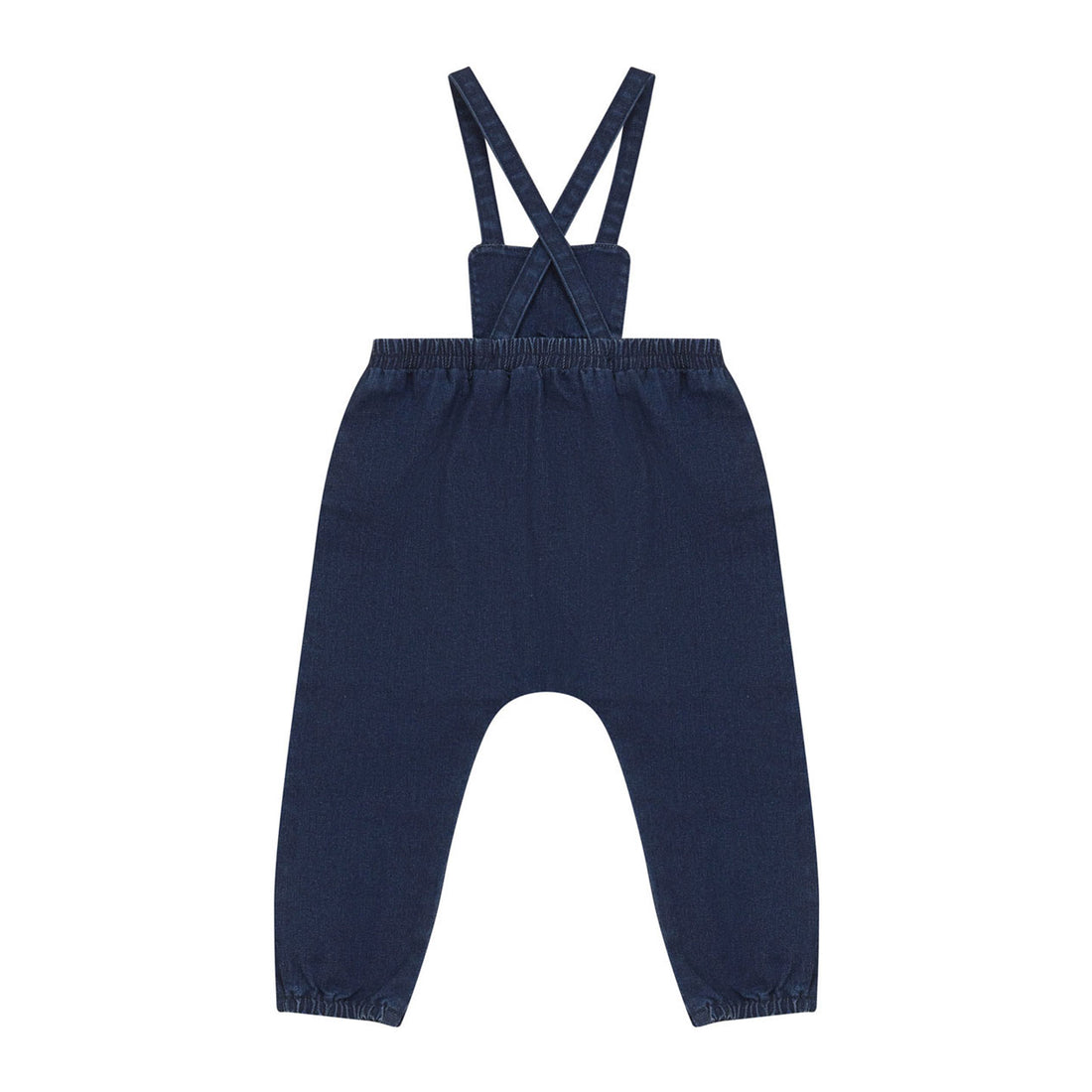 Calla Lili Denim Blue Romper