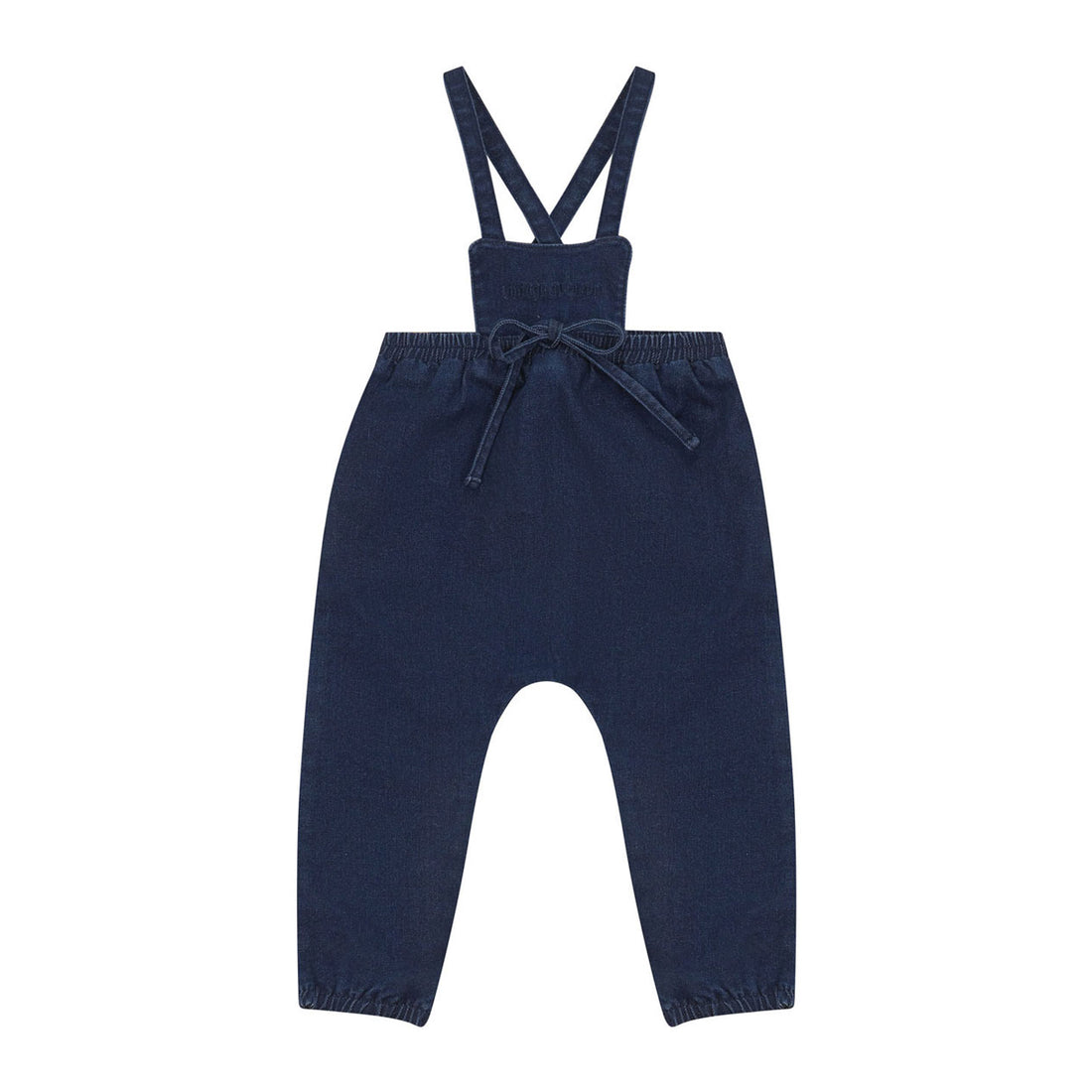 Calla Lili Denim Blue Romper