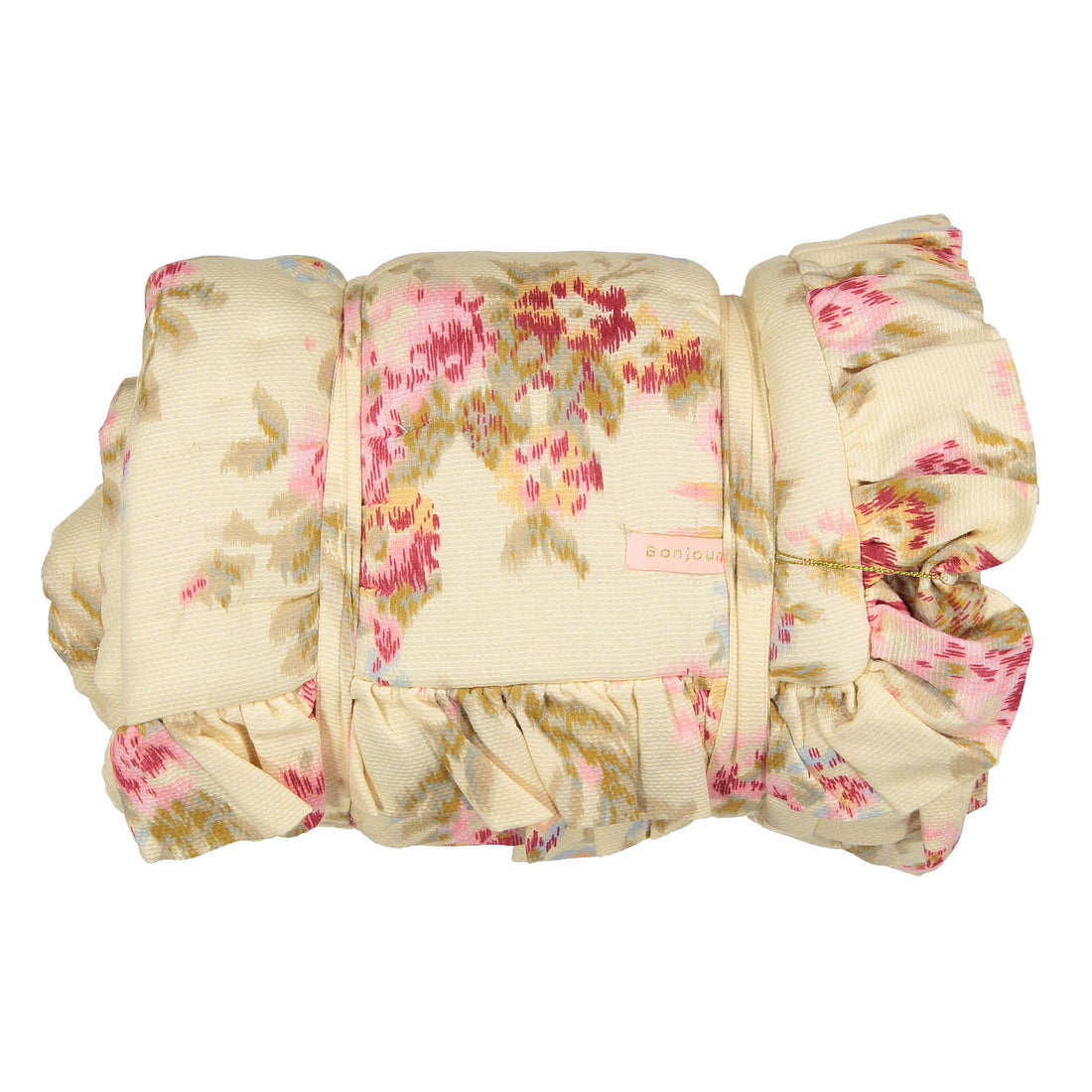 Bonjour Antoinette Print Pique Quilted Blanket