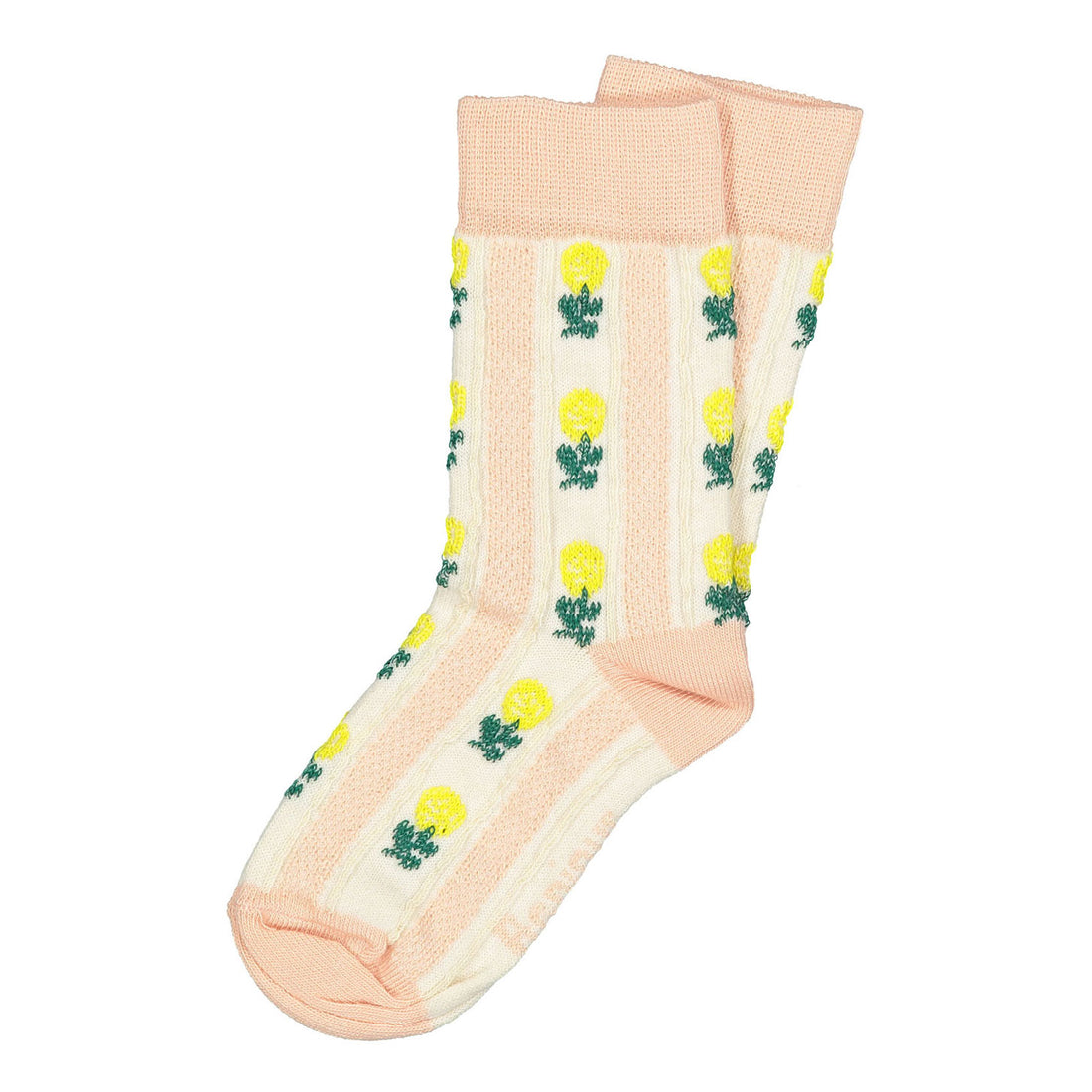 Bonjour Pink Stripes Socks