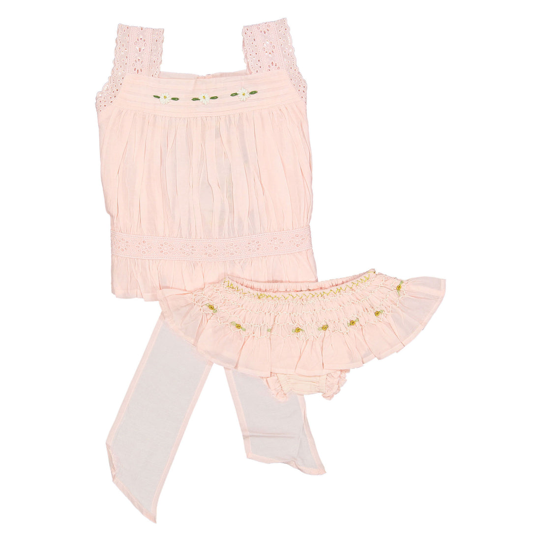 Bonjour Light Pink Sushi Top & Panty Set
