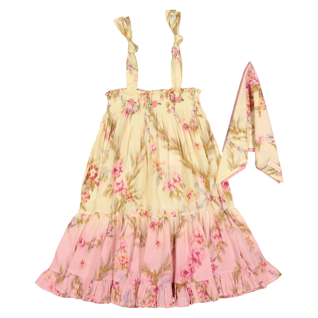 Bonjour Antoinette Print Crepe Skirt Dress