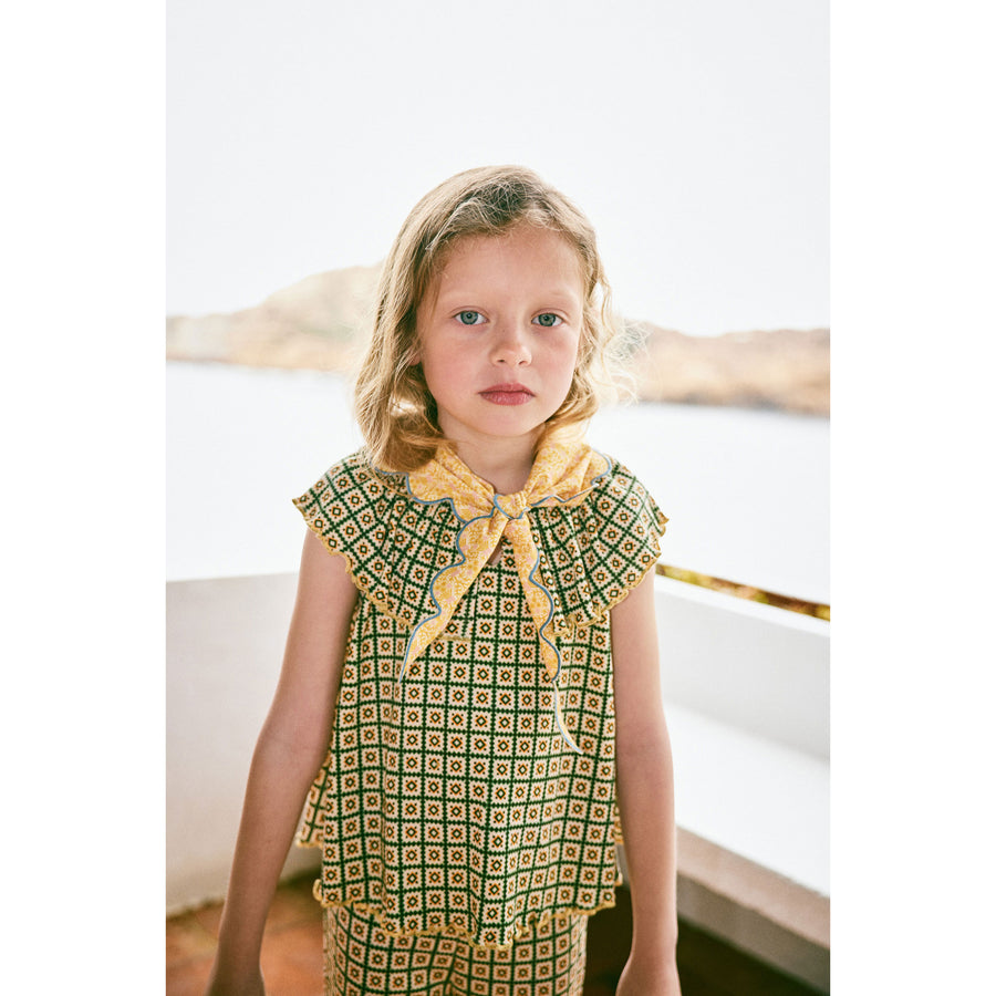 Misha and Puff String/Lawn Pinking Tiles Mira Top – Ladida