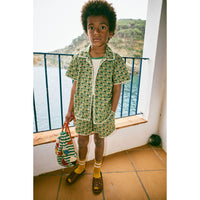 Misha and Puff Lawn Stamps Traveler Short