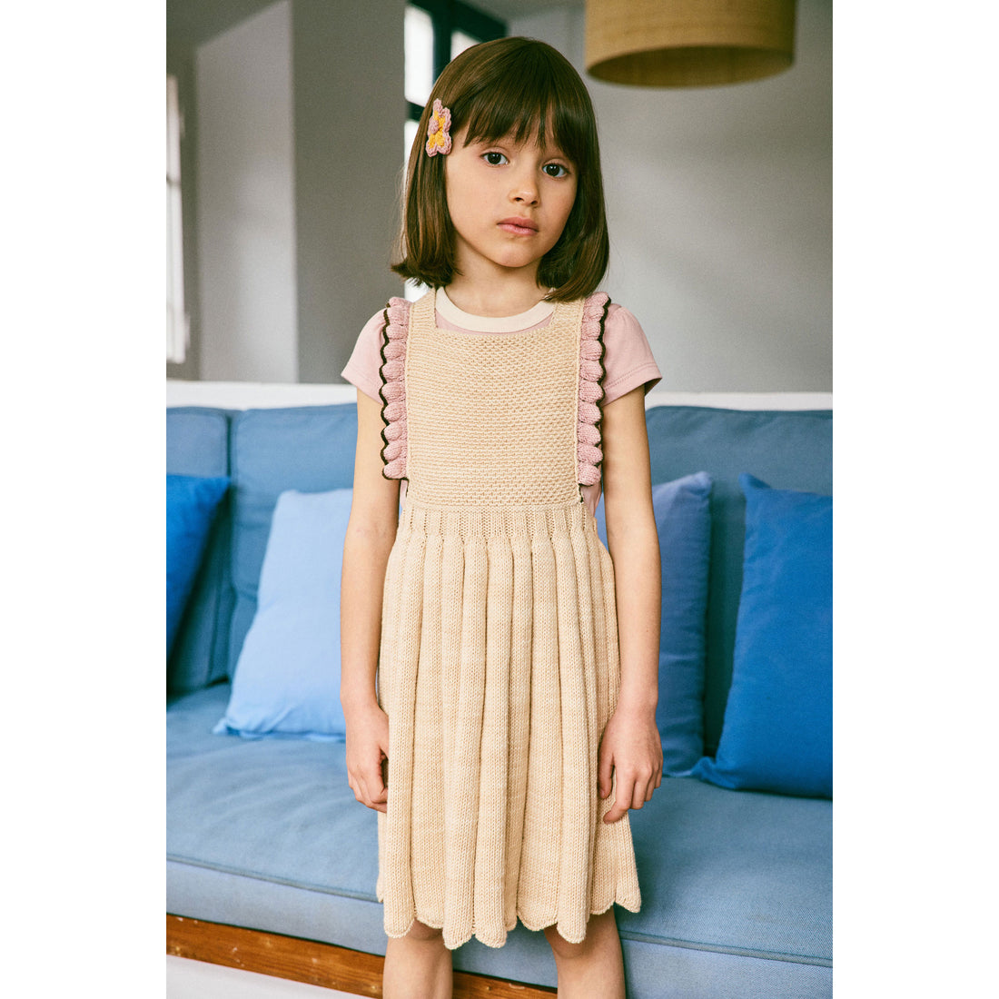 Misha and Puff Bisque Louisa Pinafore