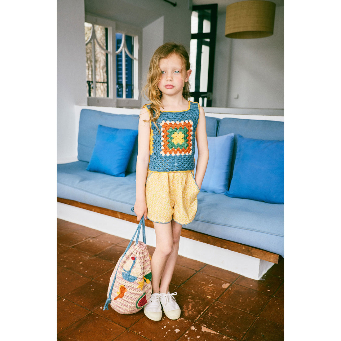 Misha and Puff Blue Slate Lake House Vest