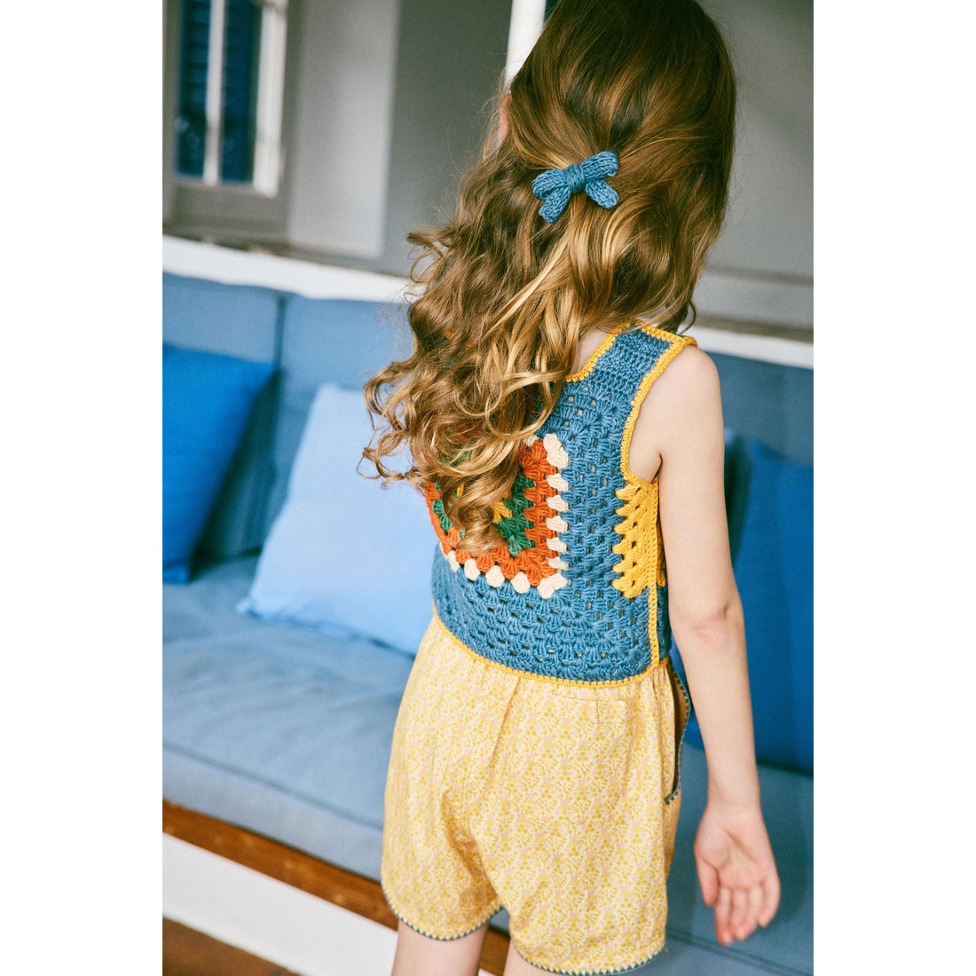 Misha and Puff Blue Slate Lake House Vest