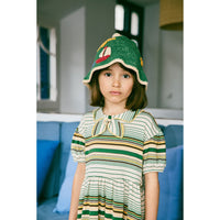 Misha and Puff Lawn Patio Stripe Junior Scout Dress
