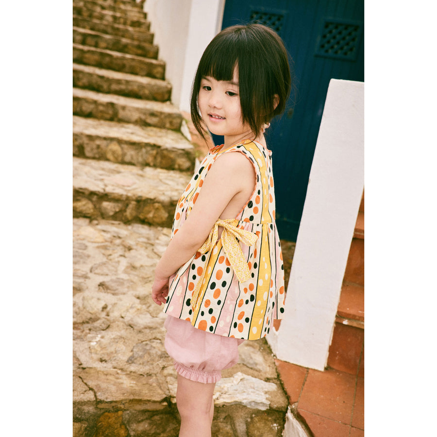 Misha and Puff Frangipani Polka-Stripe Lottie Top – Ladida