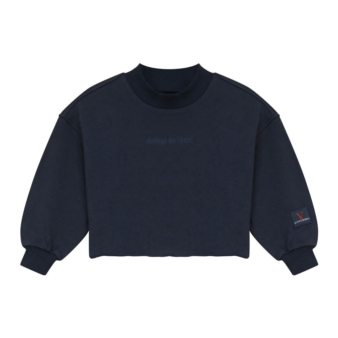 Calla Lili Navy Sweatshirts