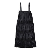 Darlin Black Velvet Tiered Jumper