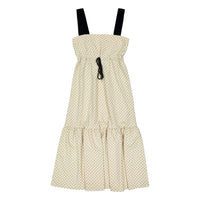 Darlin Cream Polka Dot Drawstring Jumper