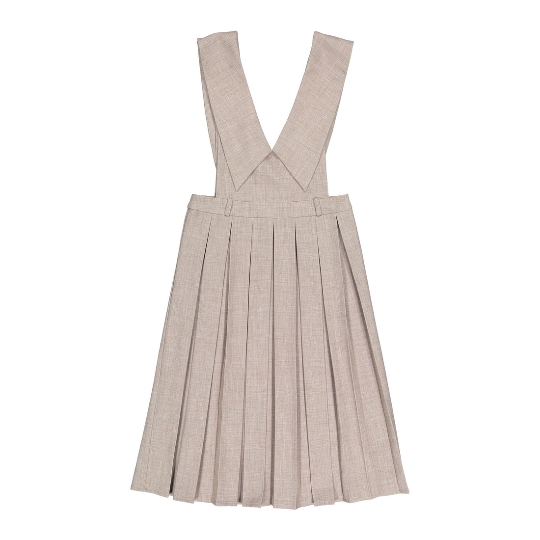 Darlin Oatmeal Pleated Jumper