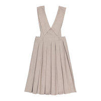 Darlin Oatmeal Pleated Jumper