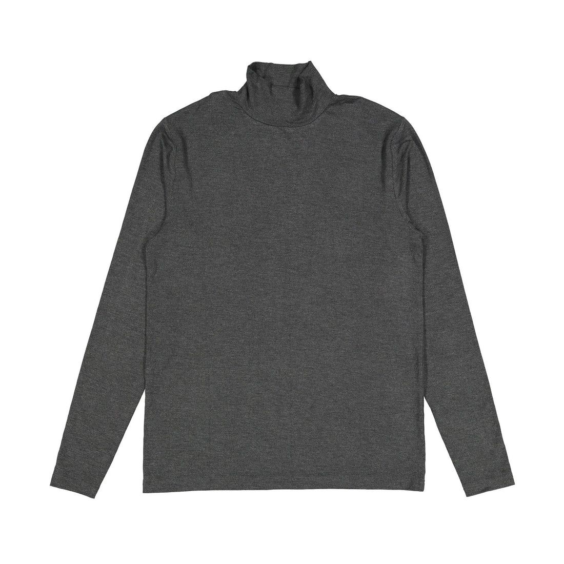 Ava and Lu Grey Solid Turtleneck