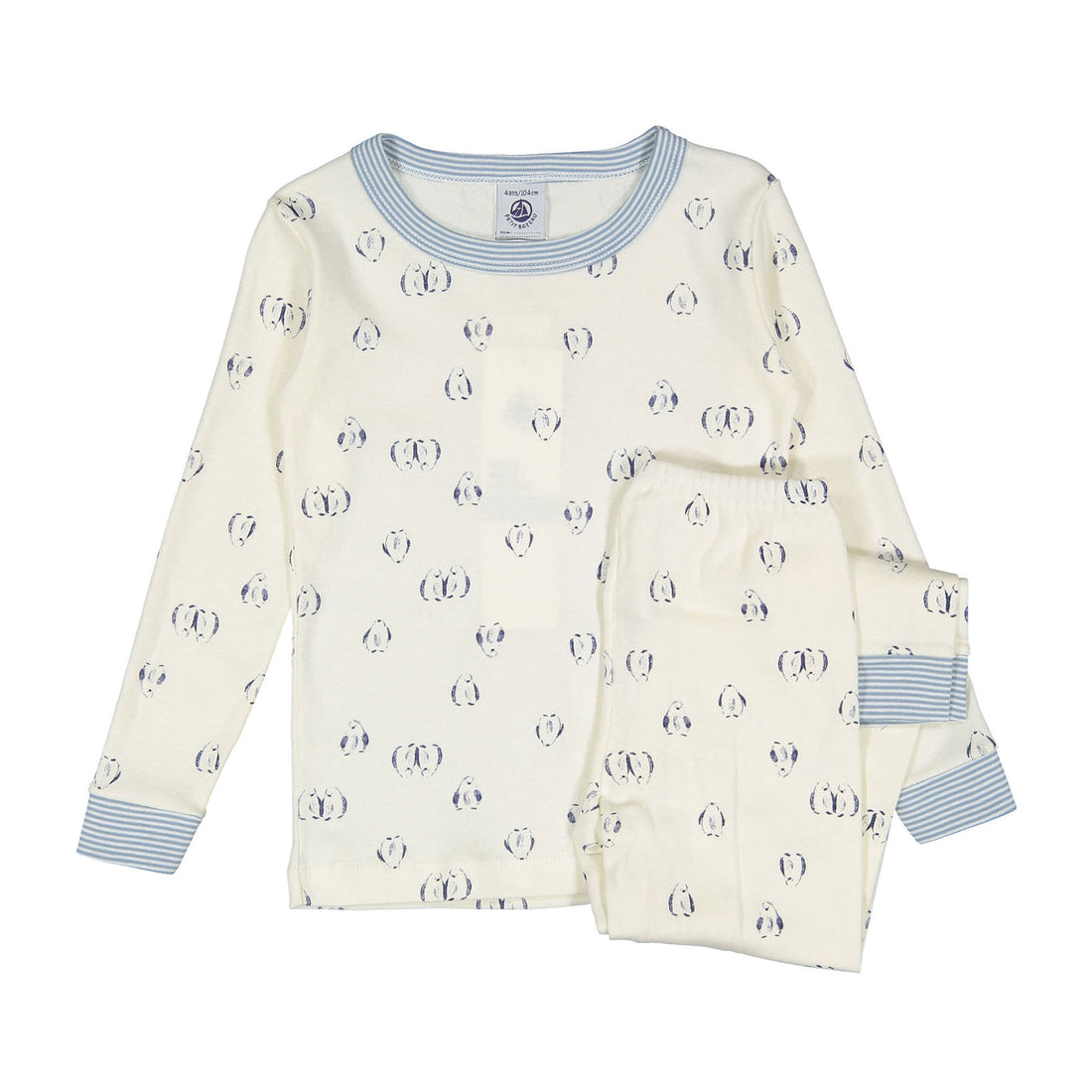 Petit Bateau Penguin Printed Pajamas