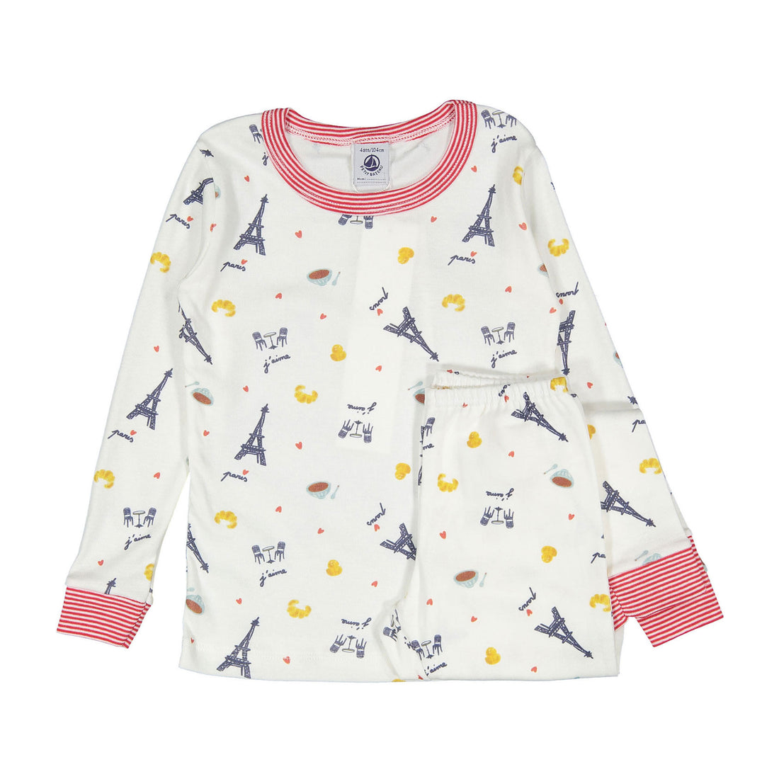 Petit Bateau Parisian Printed Pajamas