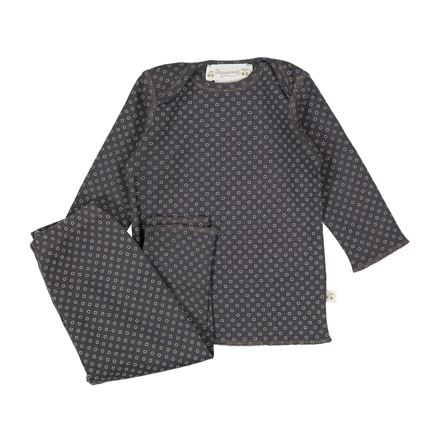 Bonpoint Storm Grey Timi Baby Outfit