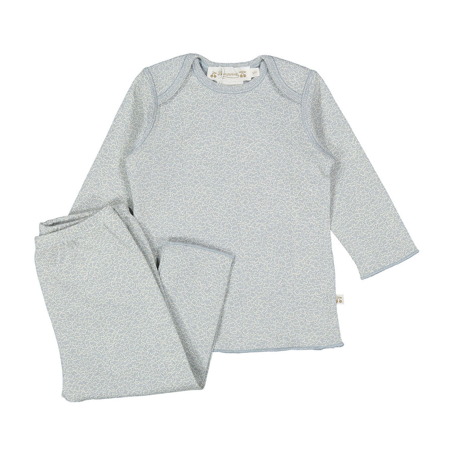 Bonpoint Blue Greytimi Baby Outfit
