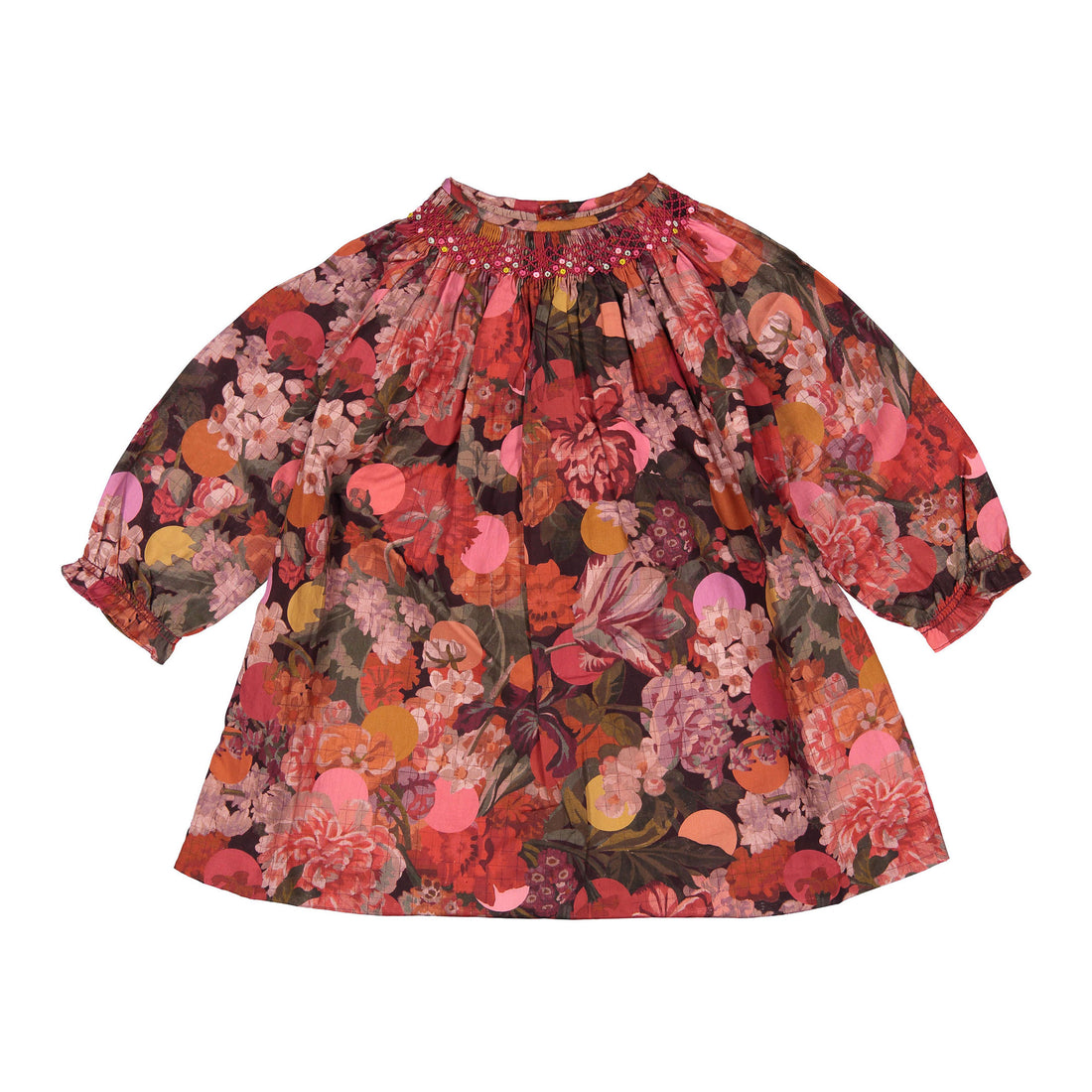 Bonpoint Raspberry Griottine Baby Dress