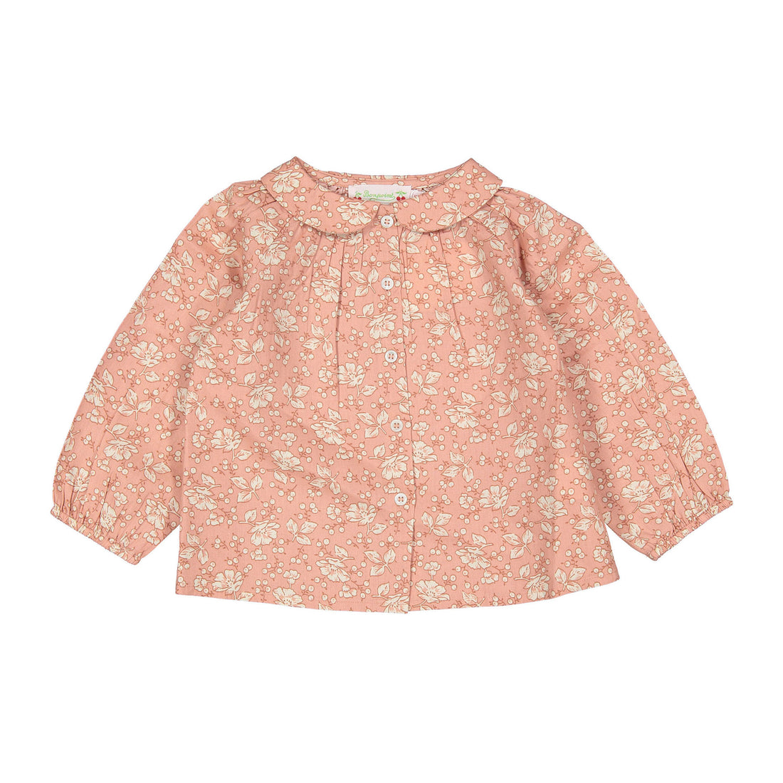 Bonpoint Dusty Pink Domino Baby Blouse